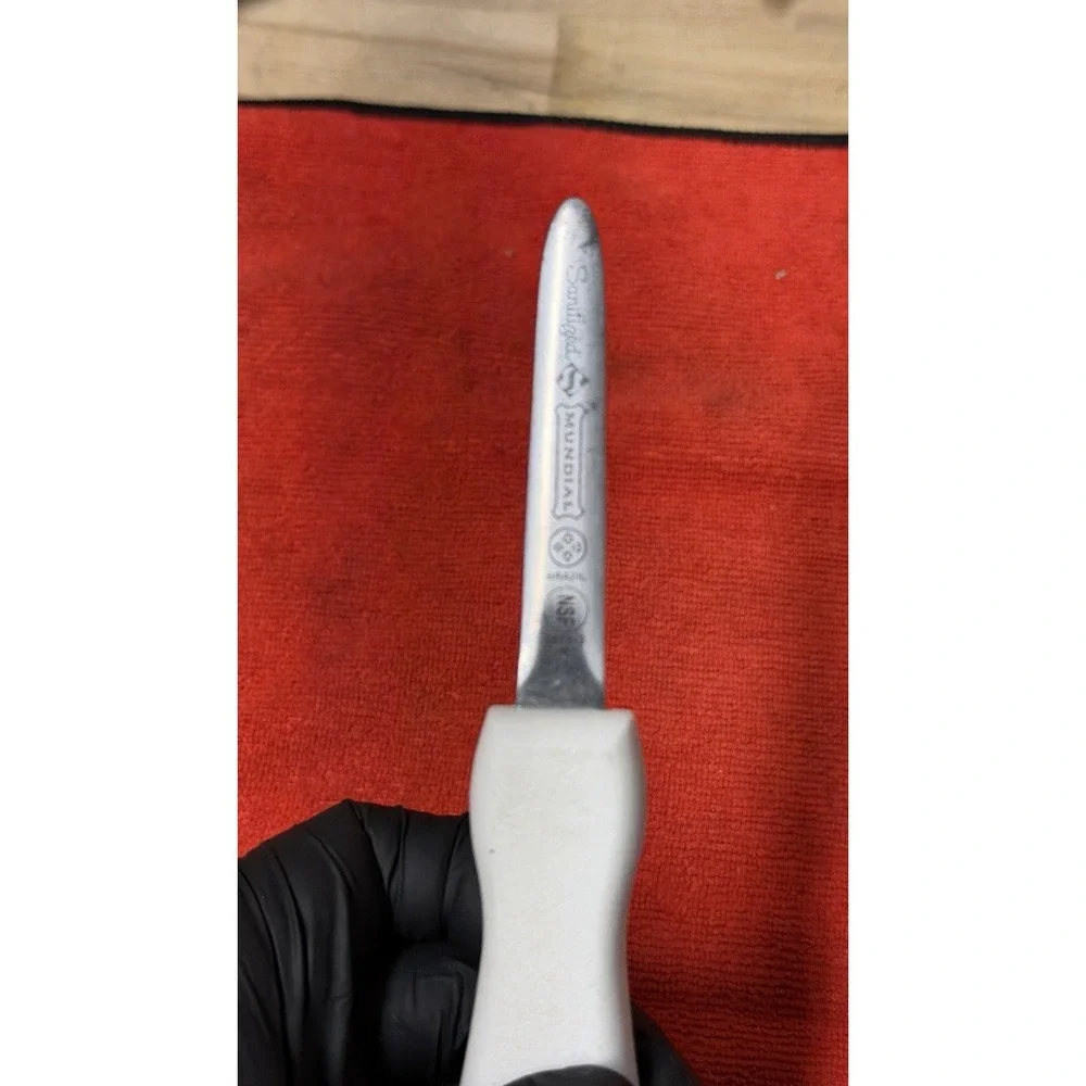 Sanitized‎ Mundial Brazil NSF Oyster Shucker Knife White Handle